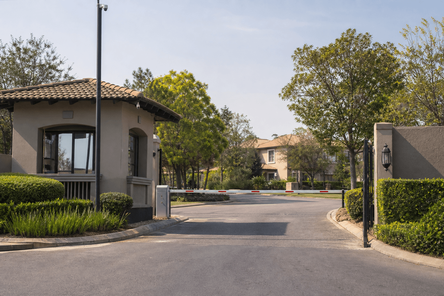Monitoring an estate with proper security